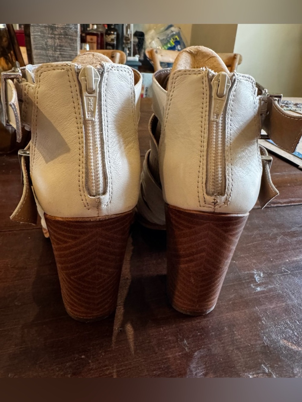 Gianni Bini Woven Pointed Moccasin Style Boots - White - Picture 5 of 9